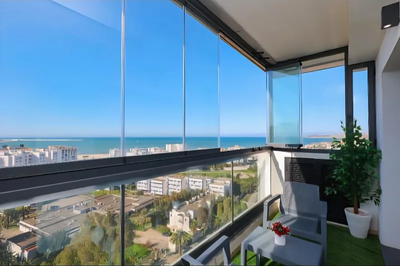 CORAL TOWER 76 · 2 chambres Vue mer | Piscine & Parking | Gare TGV à Tanger — photo 3