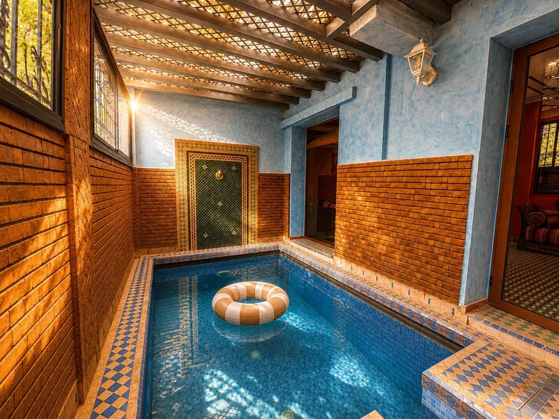 Cœur de Marrakech : appartement de style riad avec piscine privée à Marrakech — photo 4