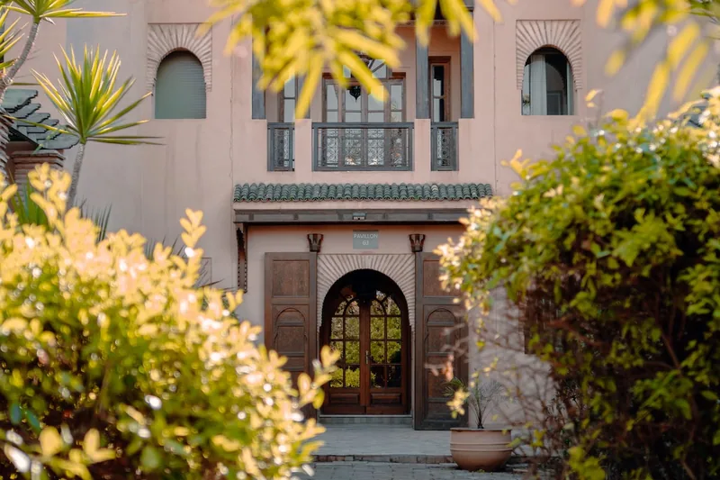 Beau pavillon jardin de la palmeraie à Marrakech — photo 1